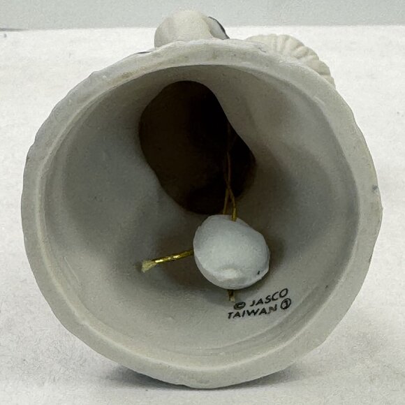 Set of 2 Vintage Jasco Royal Majestic Bell Porcelain Bisque Girl Figurine Blue - Picture 15 of 16